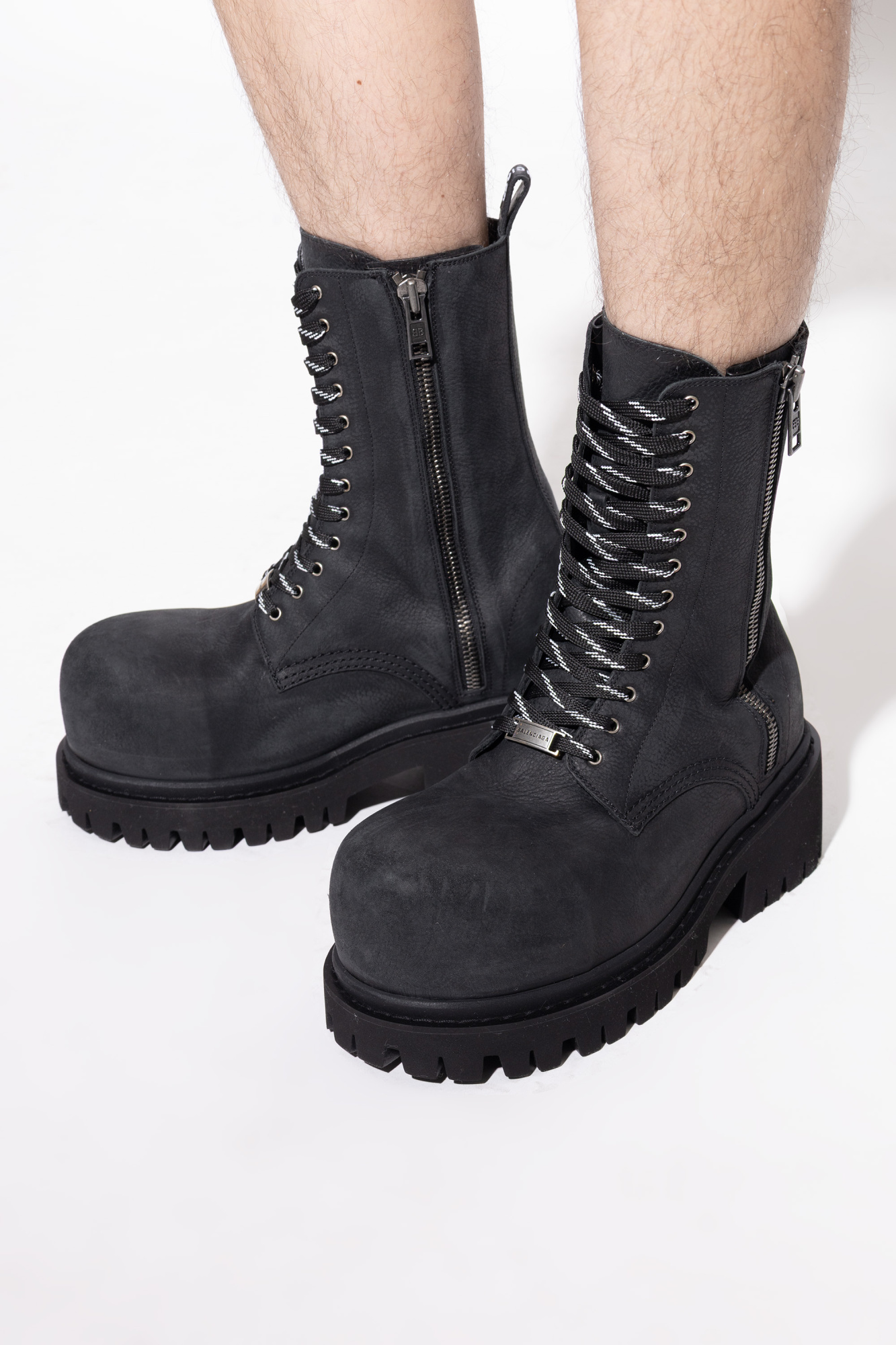 Black Stomper lace-up boots Balenciaga - Vitkac Slovakia